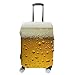 Produktbild Reise-Koffer-Abdeckung, Retro-Gitarren-Flagge, Gepäck, Koffer-Schutz, kratzfest, 48,3 - 81,3 cm, Koffer-Abdeckung, elastische Gepäckabdeckung für Kofferraum-Koffer für Kinder, Gelbe Bierblasen 3, 95