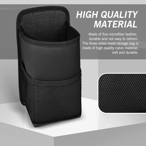 Bolsa para botella de agua para carro, 9.8 x 5.51 pulgadas, negra miniatura 6