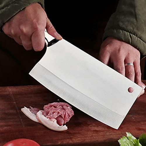 Meat Cleaver,Cleaver Knife 7.7 inch Sharp Blade Kitchen Knife Meat Chopping Slicing Vegetables Cutter High Carbon Steel Chef Knife Fish Knife Cleaver