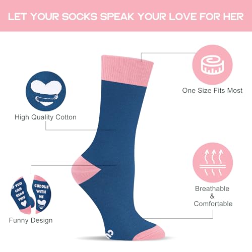 Image of Funny Socks for Women and Teenage Girls, Cute Crazy Unique Novelty Gifts | Gifts for Valentines Birthdays Easter Mothers Day Christmas Stocking Stuffers