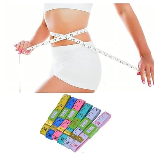 Soft Measuring Tape for Body and Sewing, Flexible Dual-Sided Retractable Tape Measure, Portable and Accurate Tailor's Tool for Fabric and Waist