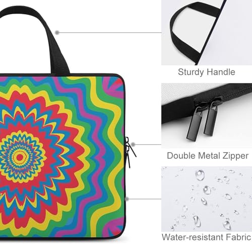Bolso bandolera para laptop estilo color brillante unisex miniatura 4
