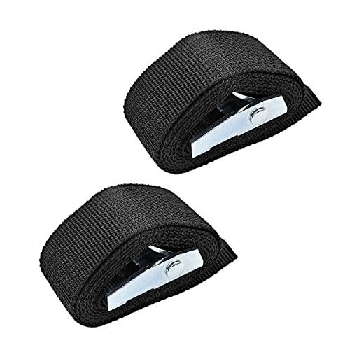 2PCS Lashing Straps with Buckles Adjustable, Up to 600lbs,Tie Down Straps for Motorcycle, Cargo, Trucks,Trailer,Luggage (1\" x 3.3\') - Thumbnail 7