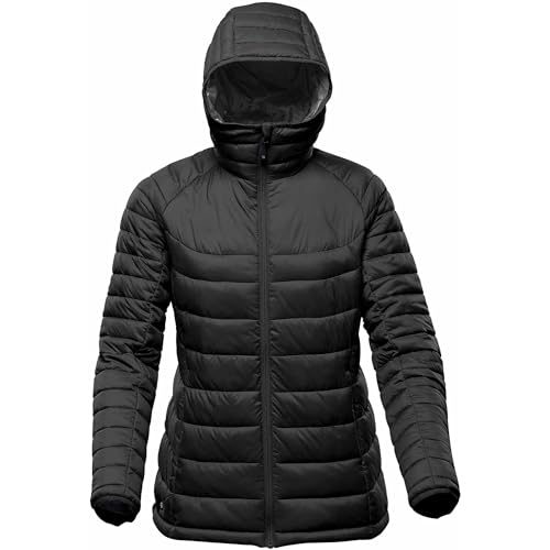 Image of Stormtech Womens/Ladies Stavanger Thermal Padded Jacket (M) (Black/Graphite)