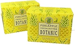 Greenwich Bay Trading Company Set of Two 10.5 oz Shea Butter Soap Bars (Pineapple)