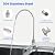 Water Filter Faucet,Drinking Water Faucet Fits Reverse Osmosis and Water Filtration System for Kitchen Bar Sink Faucet in Non-Air Gap SUS304 Stainless Modern Brushed Nickel Lead-Free