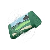 Oontz Upgraded Angle 3 Golf Portable Bluetooth Speaker 5.0-10W Sound, 14-Hr Battery, 100ft Wireless Range, IPX5 Water-Resistant, Budget Small Speaker for Travel, Party, Outdoor or Home (Green)