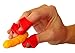 Finger Covers for Cheesy, Greasy, Sticky Fingers - Finger Food Utensil - Kitchen Prep Finger Guard (3ct Red)