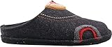  Haflinger Unisex-Erwachsene Flair Baikal Pantoffeln, Grau (Graphit 77), 38 EU