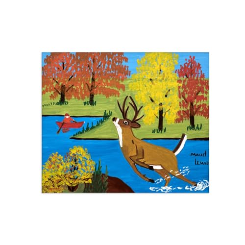 Animale Peinture Décoration Murale sur toile Maud Lewis 50x60cm
