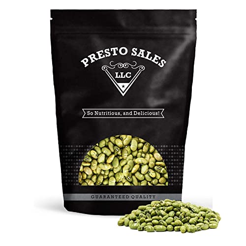Edamame Beans, Dry Roasted Salted, Nutritional, Fresh, Non-Gmo, Low-Calorie Vegetarian, Packed In A 1 Lb. (16 Oz.) Resealable Pouch Bag By Presto Sales Llc #TOP15