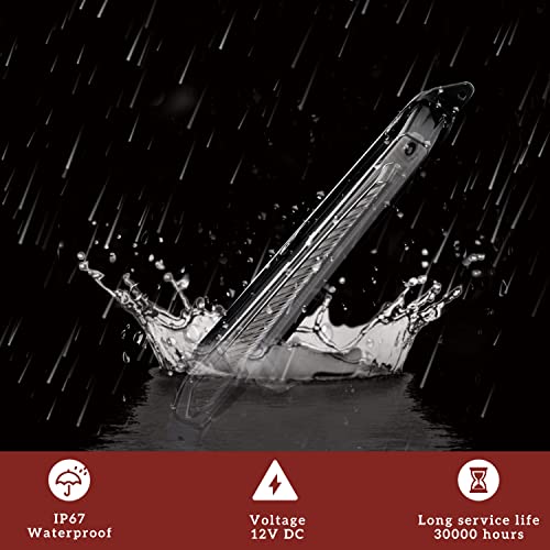 Sautvs Led Signature White Lights Kit For Can-Am Spyder, Daytime Running Lights Drl For Can Am Spyder Rt 2020-2022 Accessories (2Pcs, Replace #219401024) #TOP4