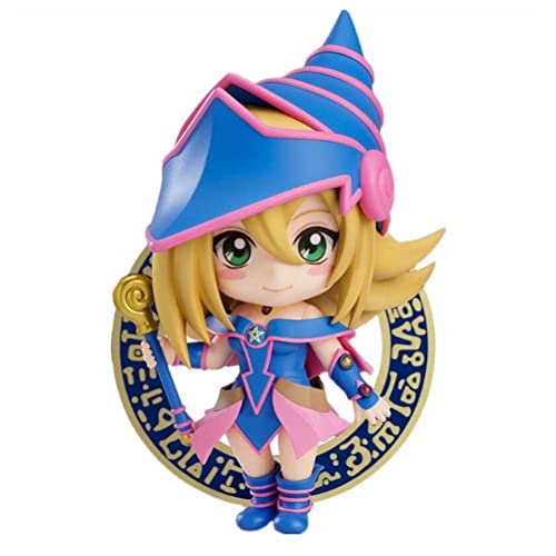 Yljxxy Black Magician Girl Action Figures Q Version Nendoroid Interchangeable Face Pvc Anime Cartoon Game Character Model Statue Figure Toy Collectibles #TOP8