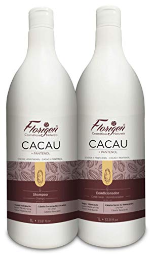 Kit Shampoo E Condicionador Cacau E Pantenol Florigen 1L, Florigen