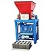 Heavy Duty Industrial Grade Concrete Block Making Machine Semi Automatic Electric Cement Brick Maker with Hopper Replaceable Mold for Hollow Cinder Paver Bricks Commercial Construction Residential