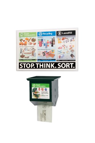 image for EcoSafe-6400 HR1617-6 Certified Compostable Bag - ASTM D6400 Approved 