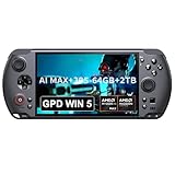 GPD Win 5 Portable Gaming PC with AMD Ryzen AI Max+ 395 CPU, 80Wh Swappable Battery,7-inch 120Hz Display, Air Cooling Portable Gaming Handheld, Windows 11,64GB LPDDR5X RAM+2TB PCIe 4.0 SSD