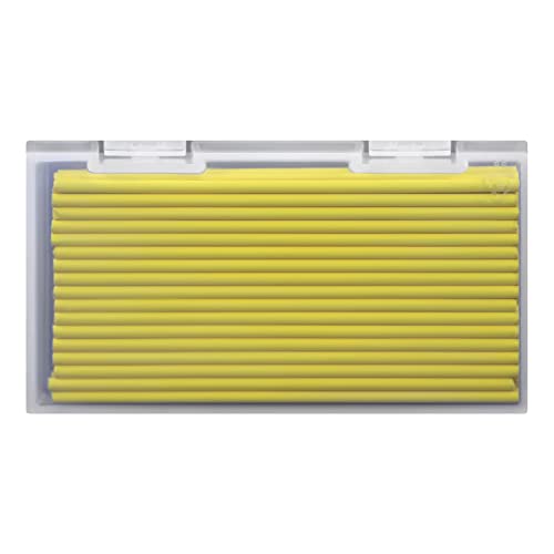 Carmel 2.8Mm Leads For Mechanical Grease Pencil Holder, Pack Of 100 Refills (Yellow), Thick Waxy Leads, Soft Greasy Leads For Mechanical China Marker #TOP17