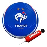 Icon Sports Officially Licensed French Football Federation Soccer Ball - FFF189BL Blue Size 5