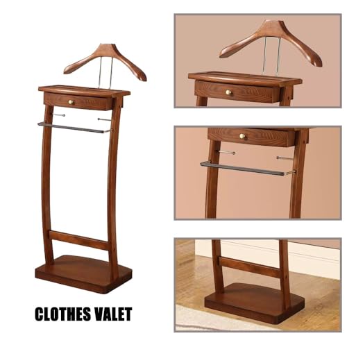 Valet à vêtements stable pour suspendre costume et cravate sans pli