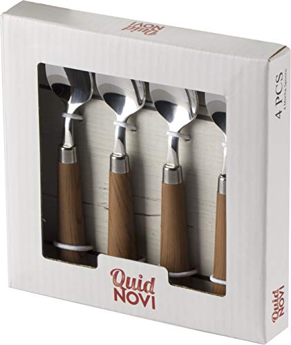 Quid Novi Flatware Corsica Collection - 8-Piece Stainless Steel Serving Set - Medium Brown #TOP4