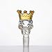 Transparent Crown Glass Taro 14MM Yellow Glass Crown Stained Glass Making