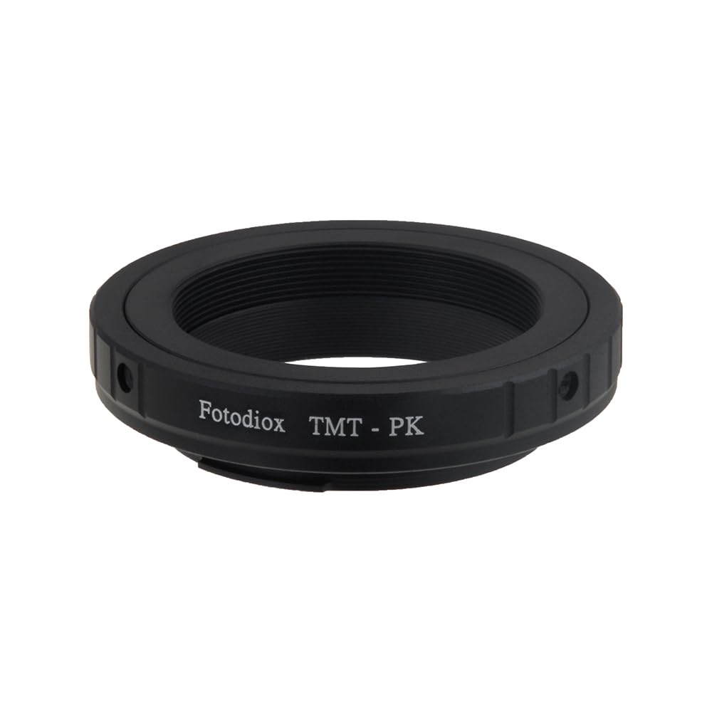 Fotodiox Lens Mount Adapter Compatible with T-Mount (T/T-2) Screw Mount Lenses to PK/PKAF Mount Cameras