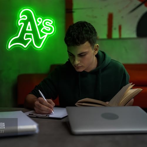 Image of Baseball Neon Sign for Wall Decor Sport Team LED Neon Light for Man Cave | Cool Wall Ornament For Dormitory, Bar, Club, Wonderful Birthday Gift For Baseball And Sports Fans