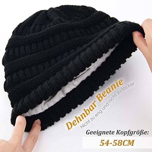 ideal für Winterspaziergänge (98 Zeichen). - Detailansicht von FURTALK Damen Beanie Warme Wintermütze – Dealfoxx.de
