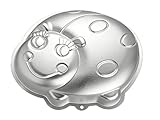 ZDYWY 3D-Backform, Marienkäfer-Form, Aluminium, 25,4 cm, Marienkäfer-Form, Kuchenform – Marienkäfer