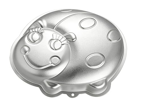 ZDYWY 10 Inch Ladybug Aluminum 3D Baking Cake Mold Tin Cake Pan - Ladybug