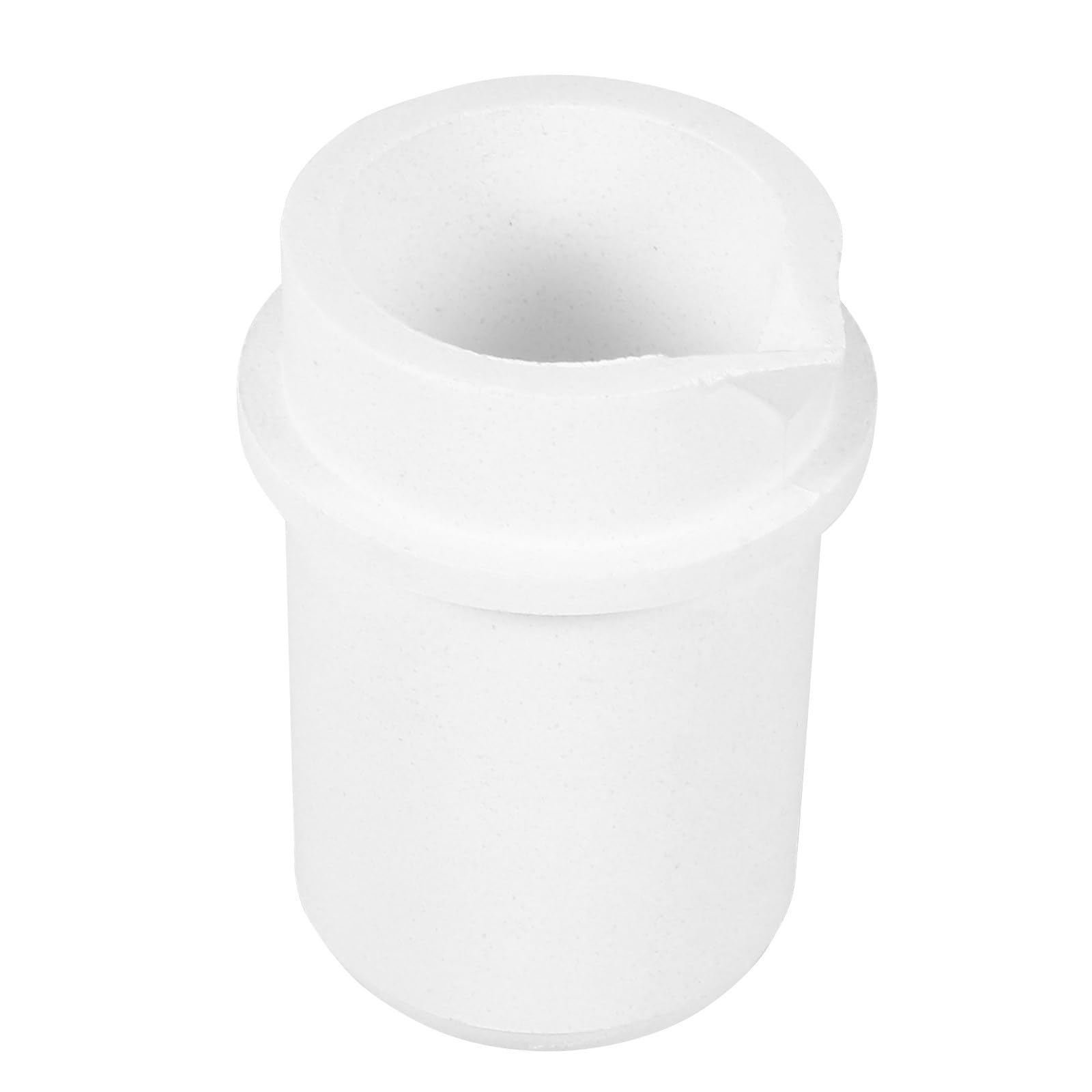 Vaguelly Crisol de Cerámica Blanco para Fundición de Oro y Plata Alta Precisión y Buena Estabilidad Térmica de 1kg Adecuado para Joyería y Artesanía