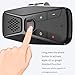 Docooler Car Bluetooth Speaker for Cell Phone, Portable Bluetooth Handsfree Car Kit Wireless in Car, in-Car Sun Visor Mounted Speakerphone with Visor Clip & Mic - Black