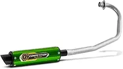 ESCAPAMENTO PRO TORK COMPETITION [CURVA PRETA] TITAN 150 KS/ES 2004/08 VERDE