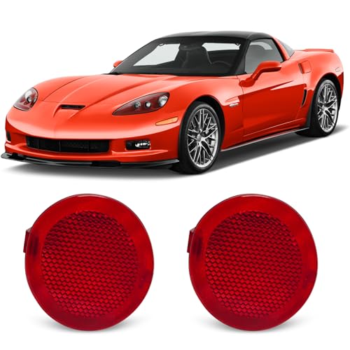 Image of 22612756 Car Front Inner Door Panel Reflector Plate Compatible with C6 Corvette 1999-2013, Replacement Left or Right Side Door Panel Reflector Assembly (1)