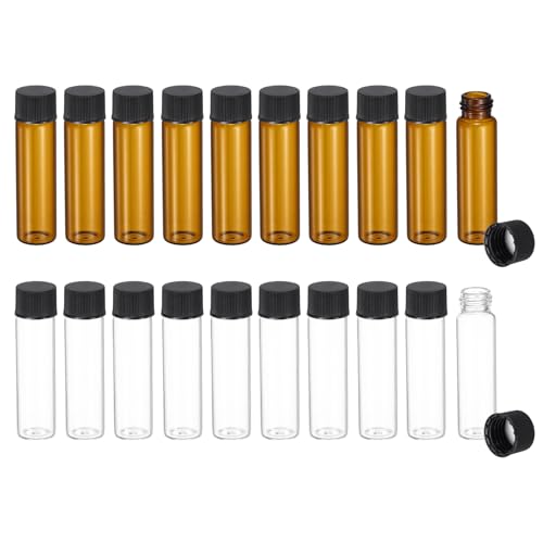 Flacons en verre 12ml flacon échantillon avec bouchon à vis pour huile essentielle