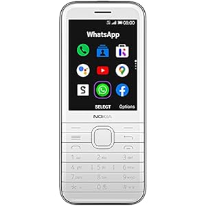 Nokia 8000 (Opal White) unlocked without Branding