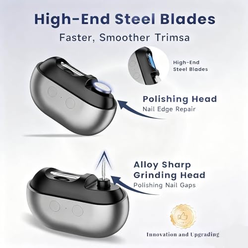 Cutter électrique Unguis rechargeable pour soin des pieds étanche - 3