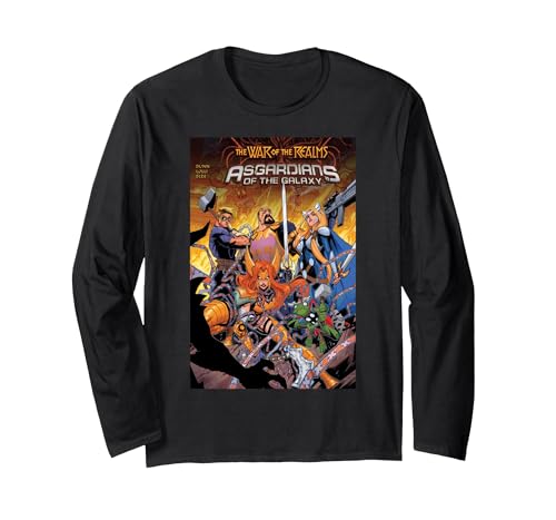 T-shirt manches longues Asgardians of the Galaxy Malekith Marvel finition premium