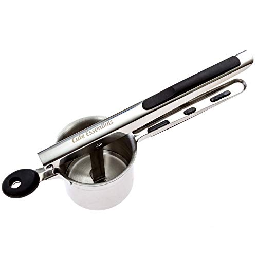 image for Potato Ricer Stainless Steel by Cute Essentials - Large Ricer and Mash