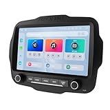 Dasaita 8GB+256GB Car Stereo for Jeep Renegade 2015-2022, Wireless CarPlay & Android Auto, Android 13 GPS Navigation, Plug & Play Off-Road Head Unit, Voice/Knobs Control, 9 Inch QLED Screen