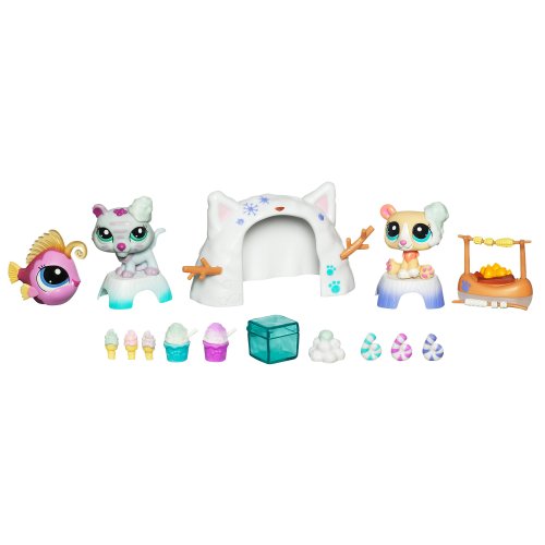 Littlest Pet Shop Capades de glace d'hiver figurines pour l'après-midi