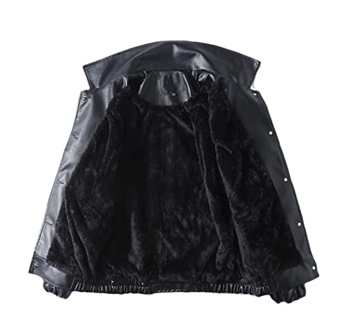 Veste en cuir synthétique souple de qualité supérieure coupe ajustée
