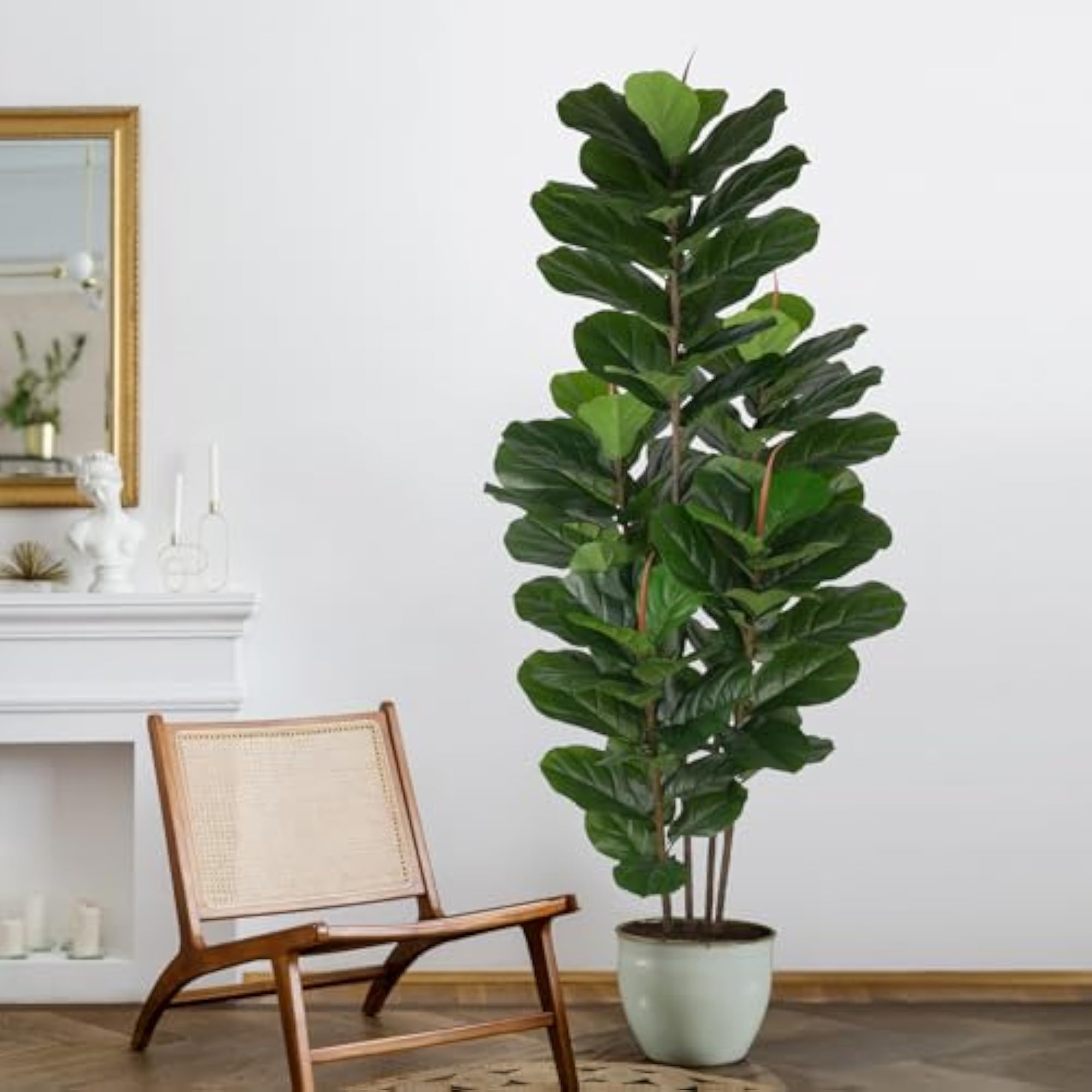 Artificial Fiddle Leaf Fig Tree, 6 FT