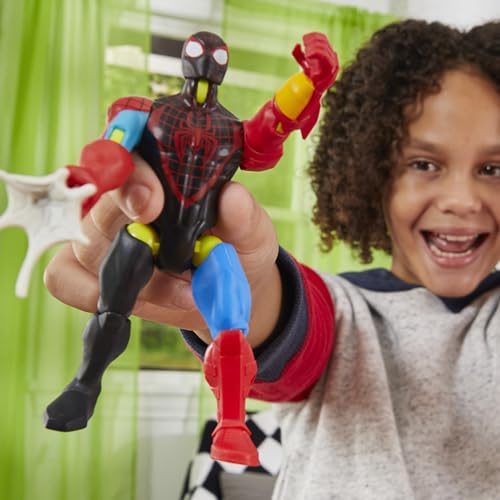 MixMashers Marvel Spider-Man, Figurine Miles Morales à mélanger et Combiner avec Accessoires