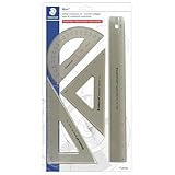 Staedtler Mars 4 pc Combination Math Set, Durable Plastic, 56932BK