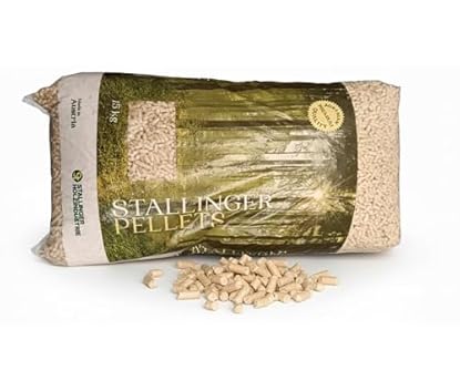 Foto di Pellet in Sacco 2x15kg - Pellet di Legno Naturale Qualità Premium Austriaca, Alto Potere Calorifico e Basso Residuo di Ceneri, Ideale per Stufe e Caldaie a Pellet (30kg)