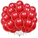 100個 風船 12インチ ラテックスバルーン バルーン 誕生日結婚式 飾り結婚式 バル ーン 風船 飾り 風 船 赤 [並行輸入品]