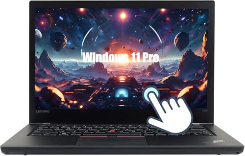 Lenovo Thinkpad T470 - Ordenador portátil con pantalla táctil (14 pulgadas, FHD (1920 x 1080), Intel Core i5-7300U, 16 GB de RAM, 512 GB SSD, teclado QWERTY de EE. UU., Windows 11 Pro (reacondicionado