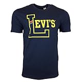 Levi's Graphic Crewneck Tee Camiseta, Azul (Bc Levis Rainbow), L para Hombre